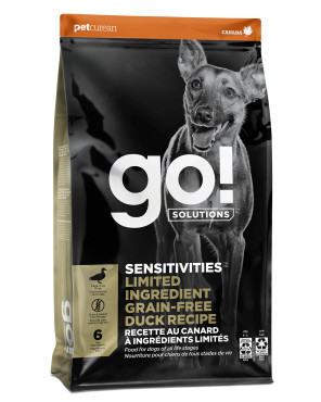 Go! Solutions Sensitivities Limited Ingredient Grain-Free Duck Recipe for Dogs