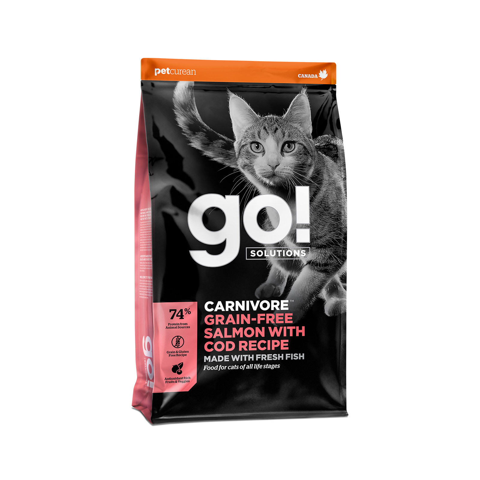 Go! Solutions Carnivore סלמון עם בקלה ללא גרעינים עם מתכון בקלה דגנים