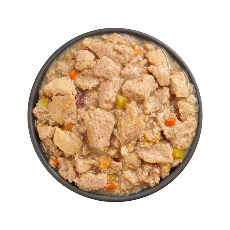 Bowl of Go! Booster Carnivore Minced Chicken, Salmon + Duck recipe for cats