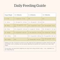 Now Fresh Large Breed Puppy Recipe dog food feeding guide