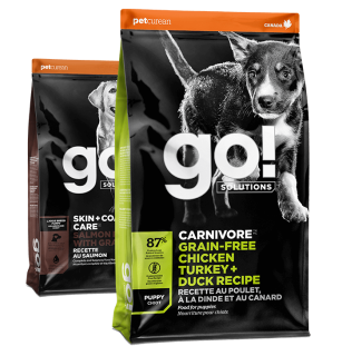 Go! Solutions kibble recipes for puppies