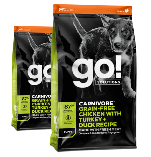 Go! Solutions kibble recipes for puppies