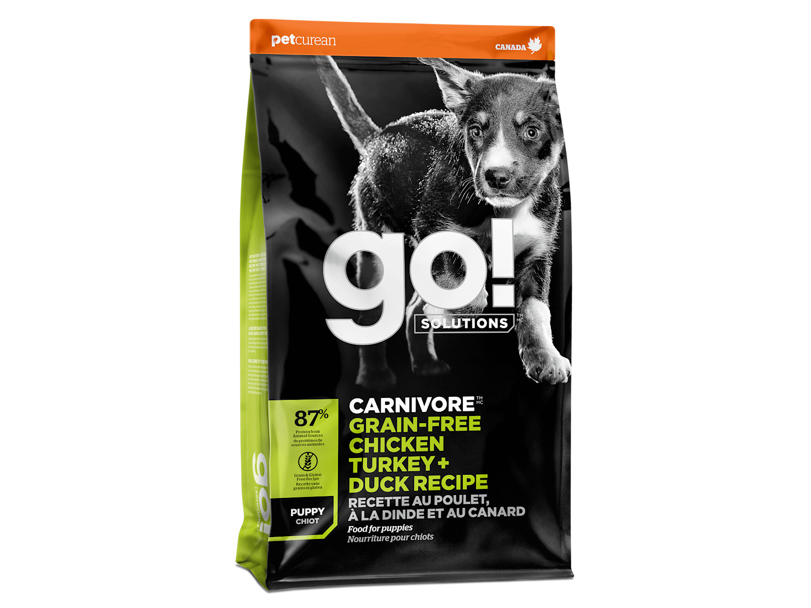 Duck puppy food best sale