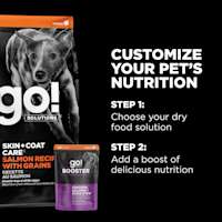 Customize your pet's nutrition with kibble and toppers