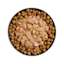 Bowl of kibble topped with Go! Booster Digestive Health Minced Chicken + Duck recipe for cats
