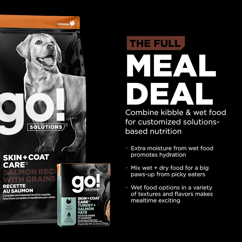 Combine kibble and wet food for customized solutions-based nutrition