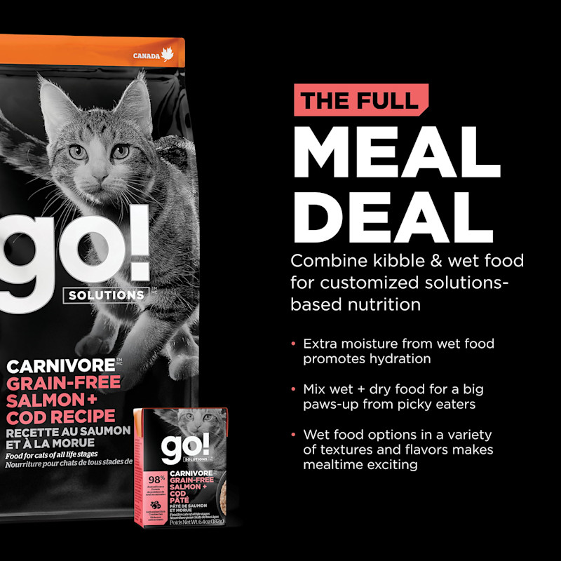 Combine kibble and wet food for customized solutions-based nutrition