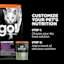 Customize your pet's nutrition with dry food plus Booster recipes