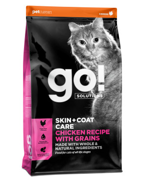 GO! SOLUTIONS SKIN + COAT CARE Chicken Recipe with Grains for Cats