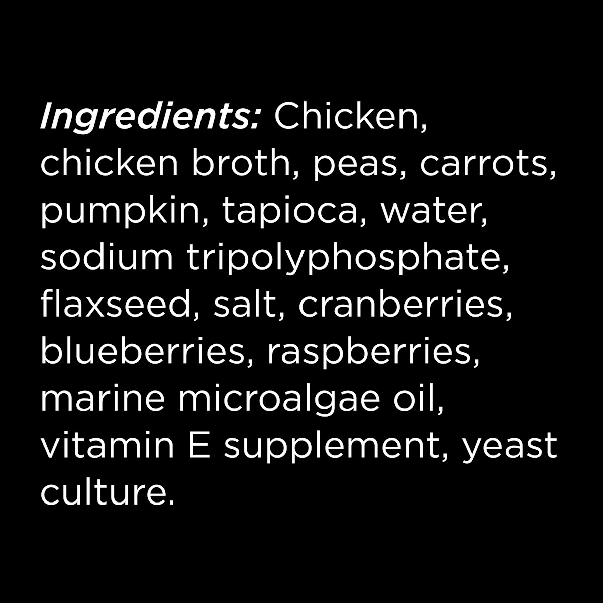 Go! Solutions Booster Immune Health Minced Chicken Recipe with Gravy dog food topper ingredients