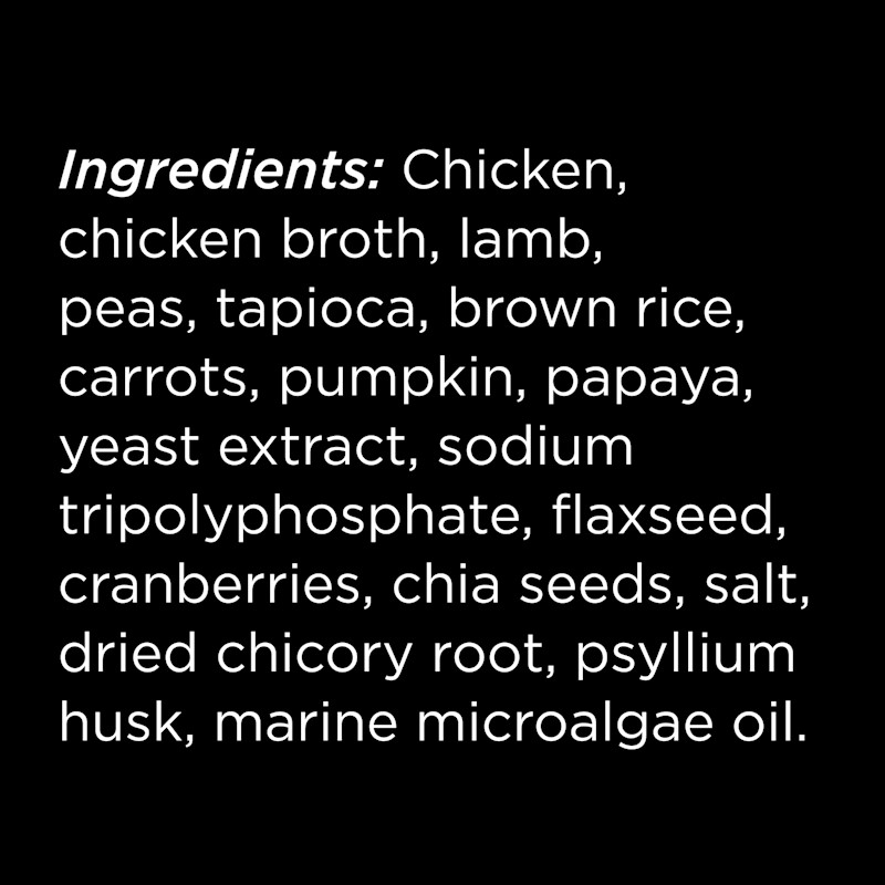 Go! Solutions Booster Digestive Health Chicken + Lamb Stew dog food topper ingredients