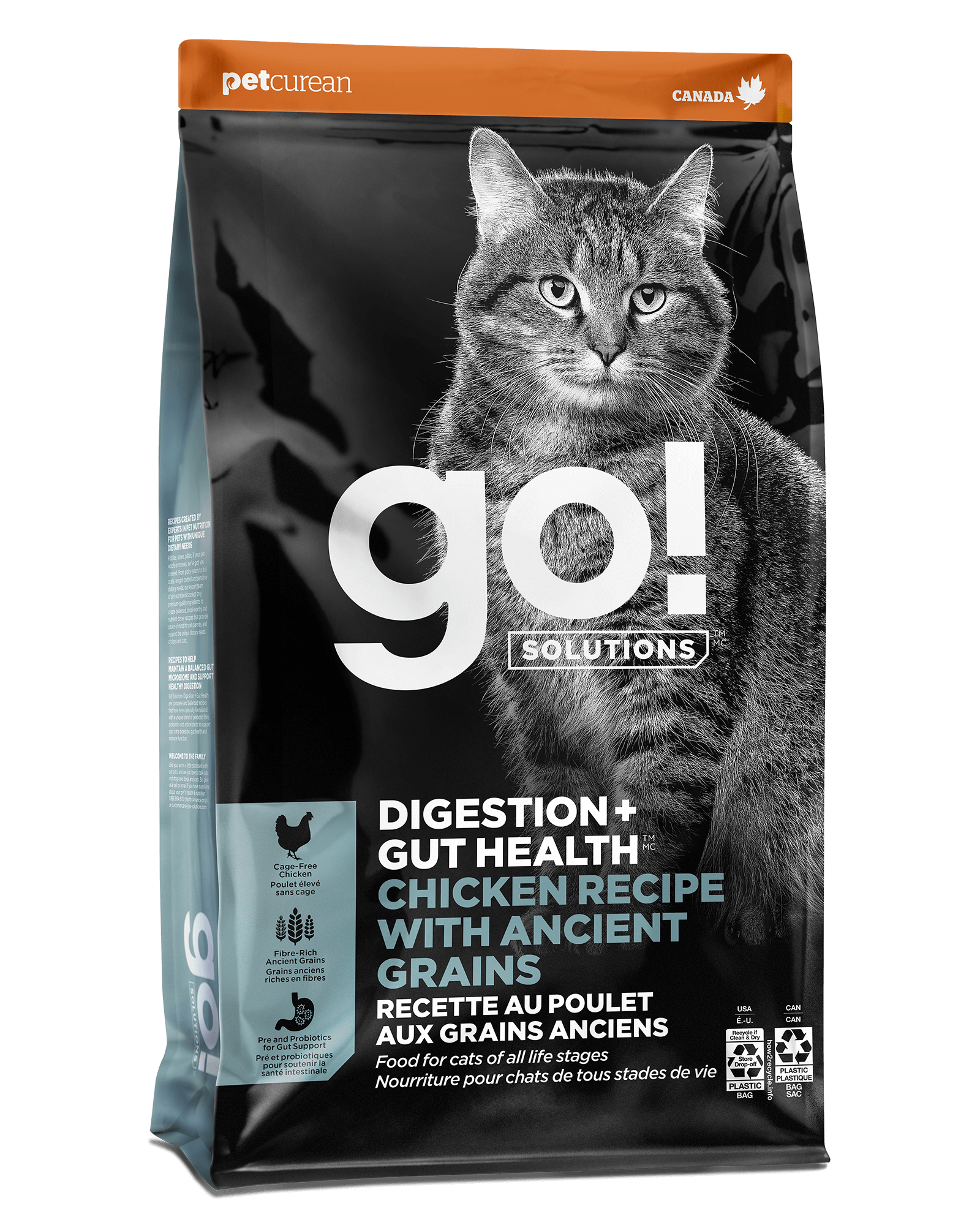 Go! Digestion + Gut Health Chicken with Ancient Grains cat food