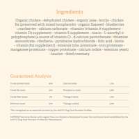 Gather Free Acres dog food ingredients