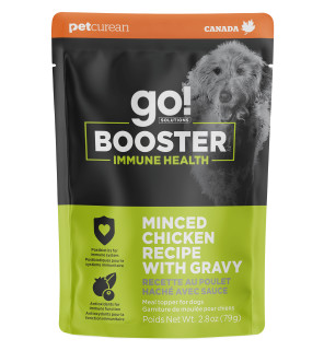 GO! Booster IMMUNE HEALTH Minced Chicken Recipe with Gravy for Dogs