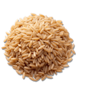Pile of brown rice