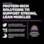 Protein-rich solutions to support strong, lean muscles