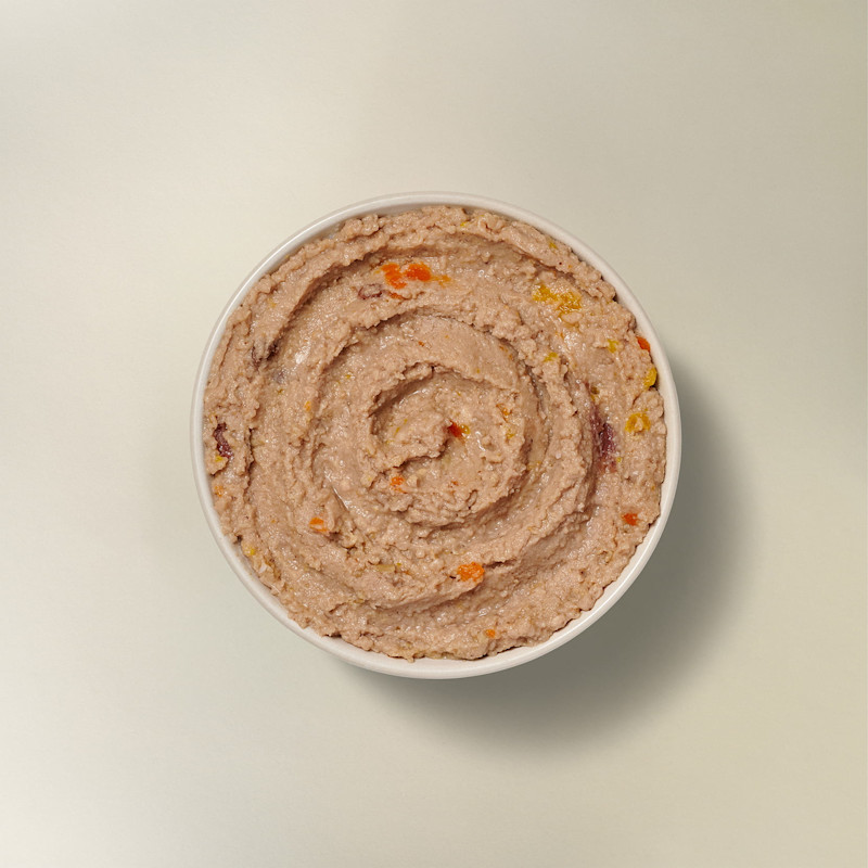 Now Fresh Senior Chicken & Salmon Pâté wet dog food in bowl