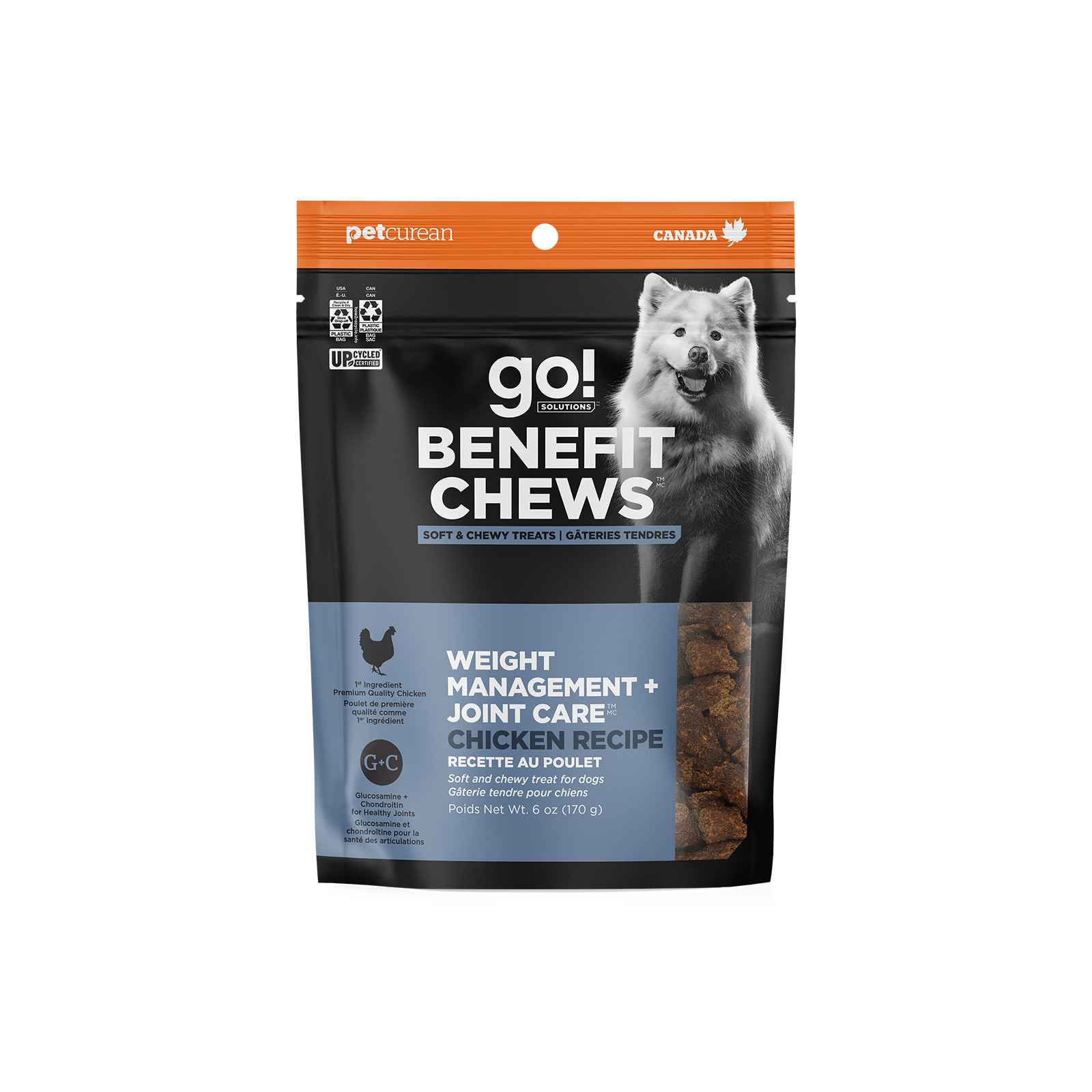 Benefit Chews Weight Management Joint Care Chicken Dog Treats