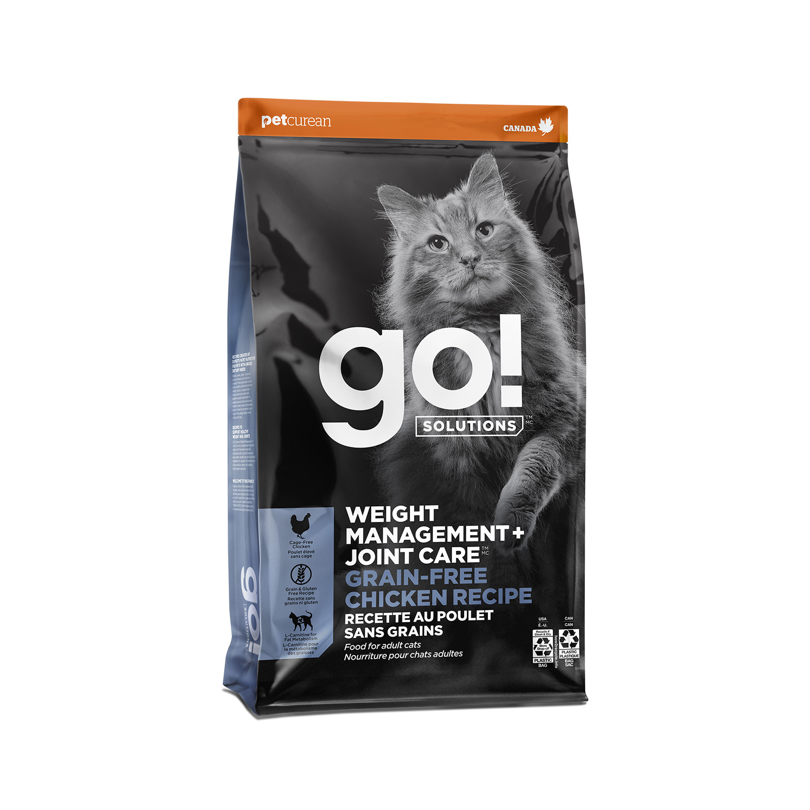 Go! Solutions Weight Management + Joint Care Chicken dry cat food
