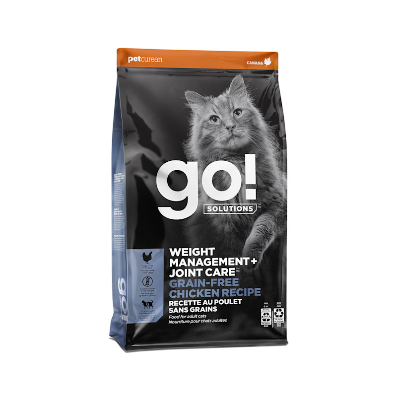 Go! Solutions Weight Management + Joint Care Chicken dry cat food