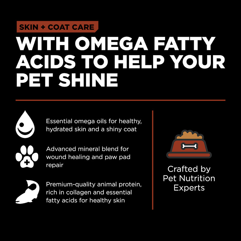 With omega fatty acids to help your pet shine