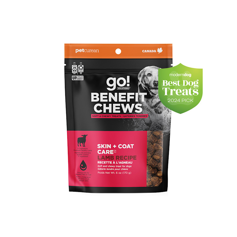GO! Solutions Benefit Chews Skin + Coat Care Lamb Dog Treats