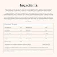 Now Fresh Senior Recipe cat food ingredients