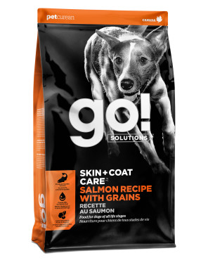 GO! SOLUTIONS SKIN + COAT CARE Salmon Recipe with Grains for Dogs