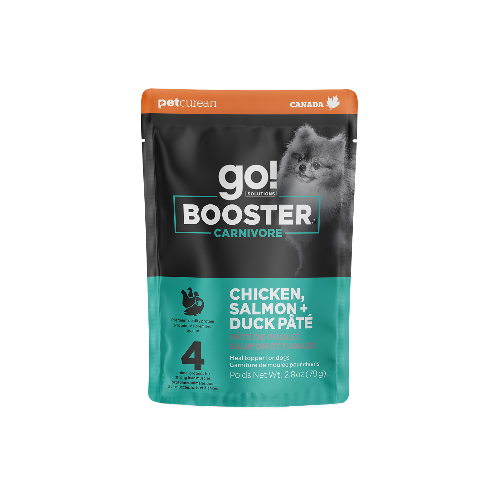 Go! Booster Carnivore Chicken, Salmon + Duck Pâté for Dogs