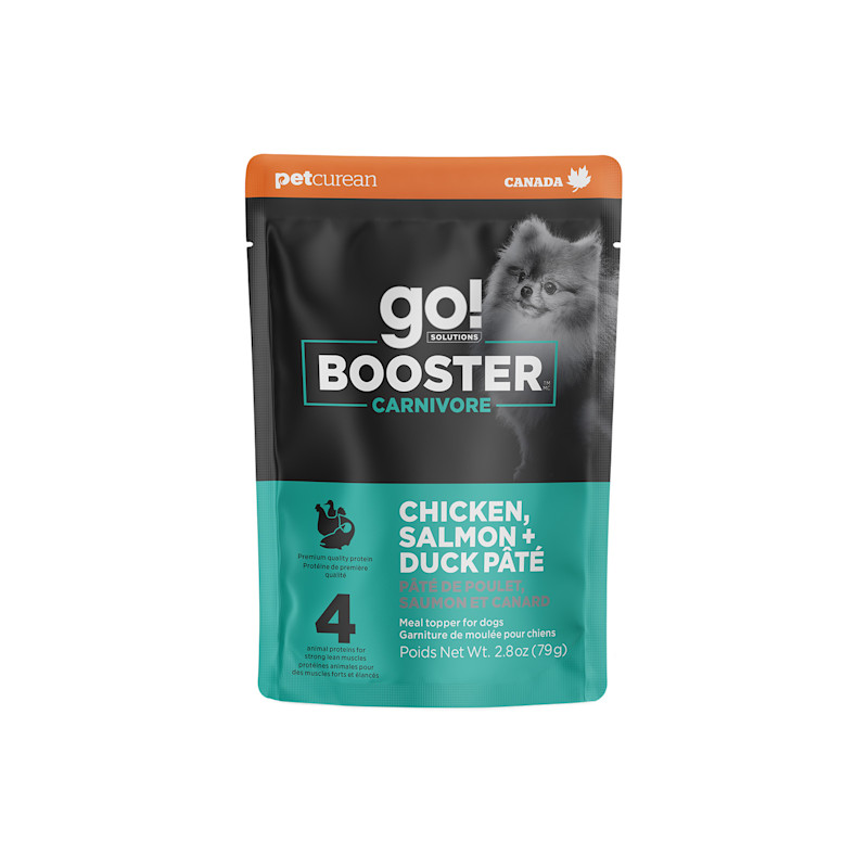 Go! Booster Carnivore Chicken, Salmon + Duck Pâté for Dogs
