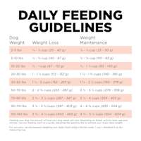 Go! Solutions Weight Management + Joint Care Grain-Free Salmon Recipe dog food feeding guidelines