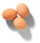 Three eggs