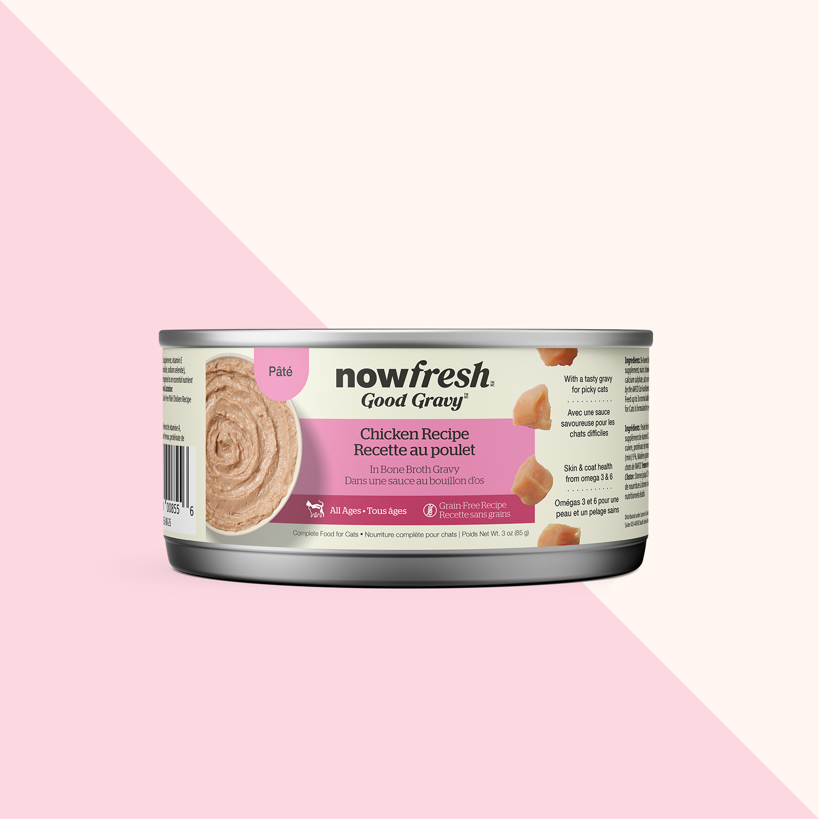 Nourriture humide pour chats Good Gravy de Now Fresh, recette au poulet