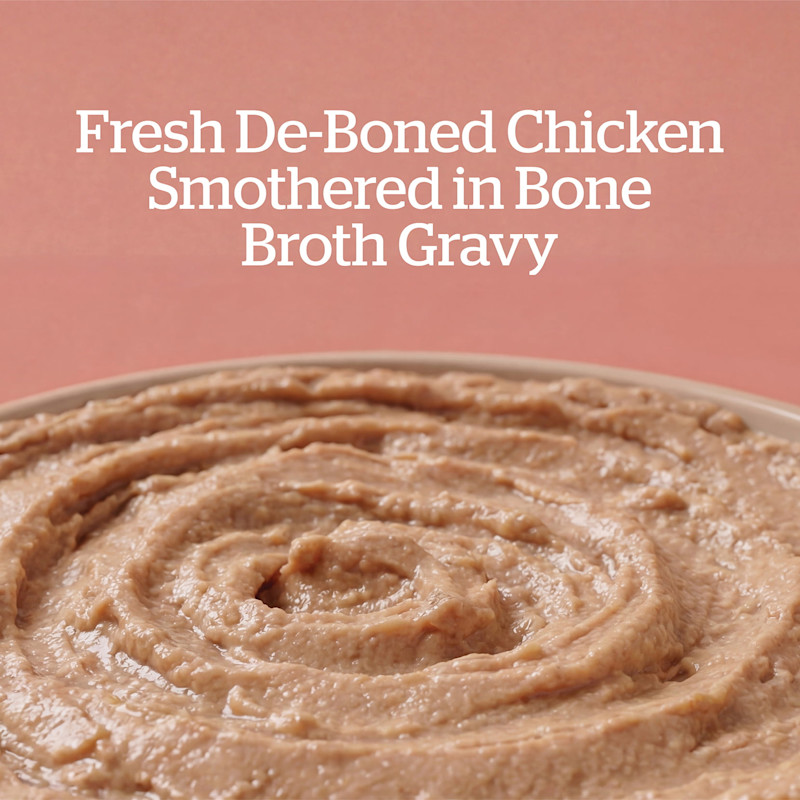 Fresh De-Boned Chicken Smothered in Bone Broth Gravy