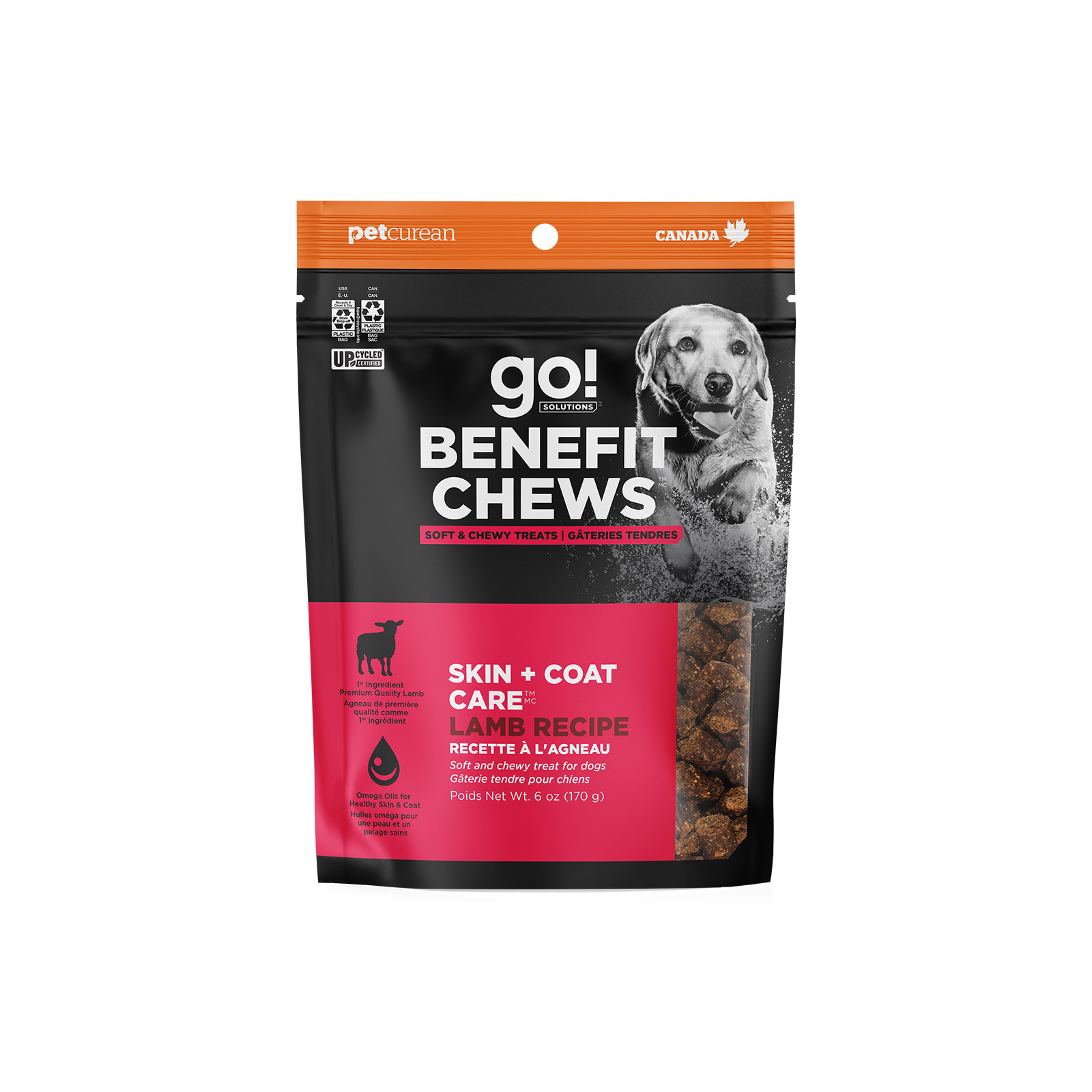 Go! Benefit Chews Skin + Coat Care Lamb Recipe