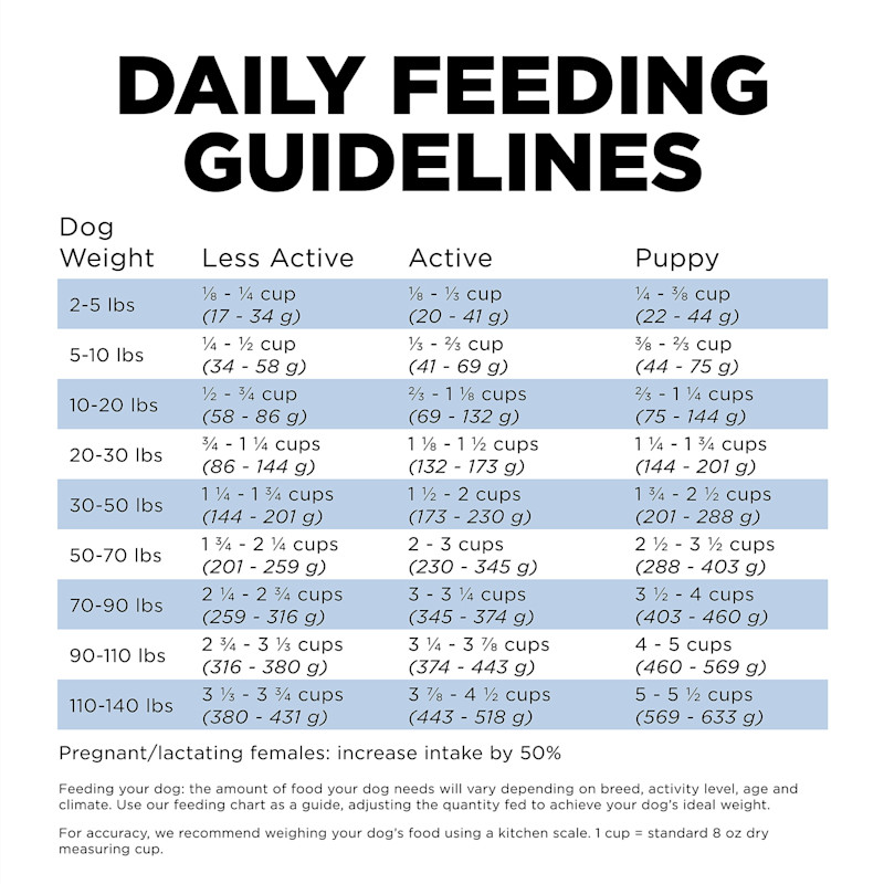 Go! Solutions Skin + Coat Care Chicken Recipe with Grains dog food feeding guidelines