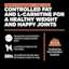 Controlled fat and l-carnitine for a healthy weight and happy joints