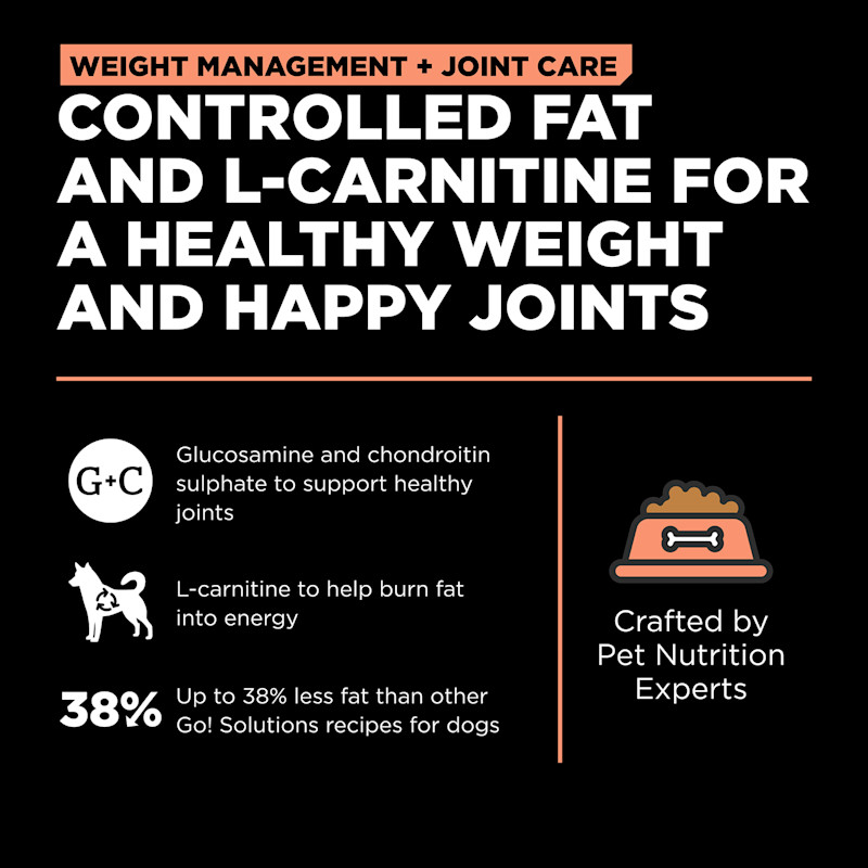 Controlled fat and l-carnitine for a healthy weight and happy joints