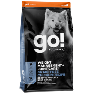 GO! SOLUTIONS WEIGHT MANAGEMENT + JOINT CARE Grain-Free Chicken Recipe for Dogs
