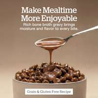 Rich bone broth gravy brings moisture and flavor to every bite