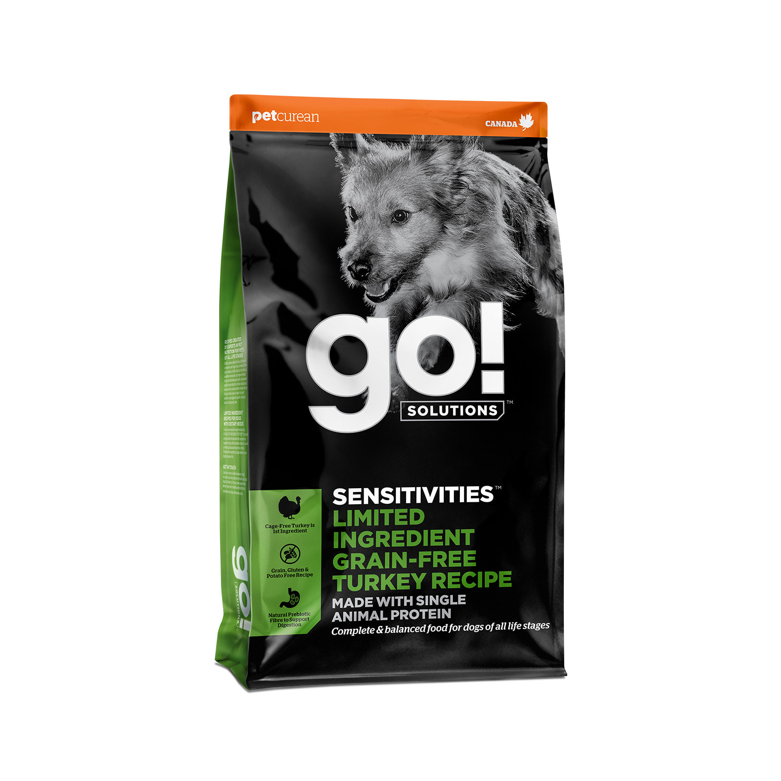 Go! Solutions Sensitivities מתכון תרנגול הודו ללא דגנים עם רכיבים מוגבלים