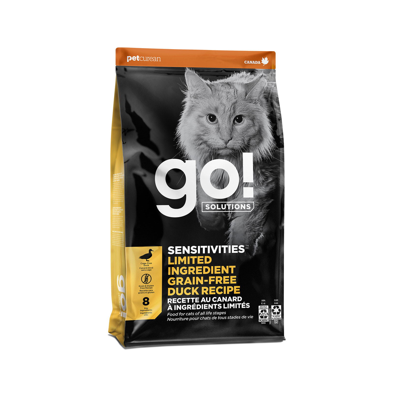 Go! Solutions Sensitivities Limited Ingredient Grain-Free Duck Recipe for cats