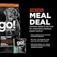 Combine kibble and wet food for customized solutions-based nutrition