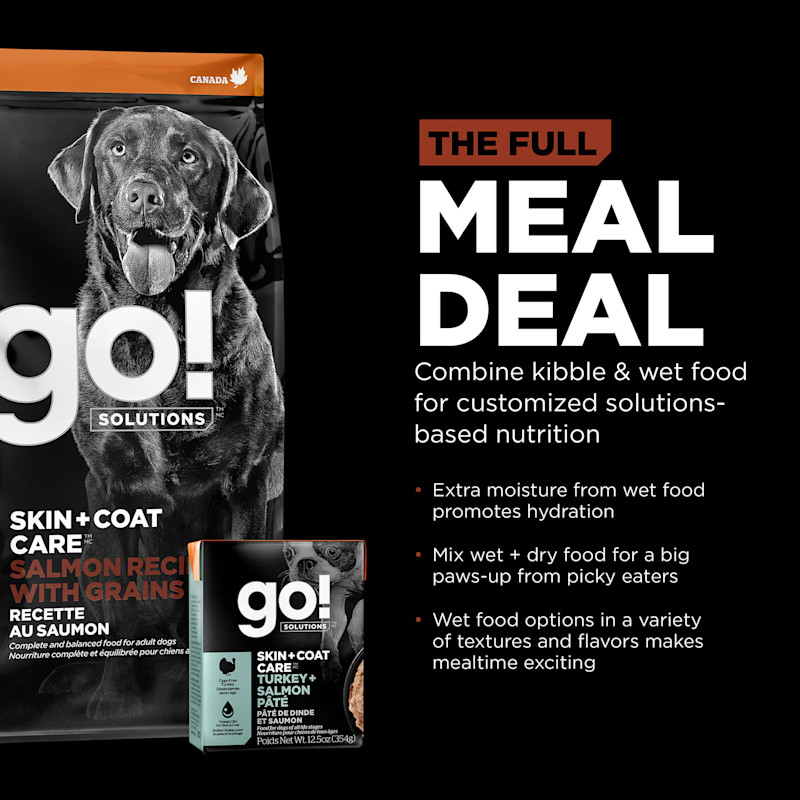 Combine kibble and wet food for customized solutions-based nutrition