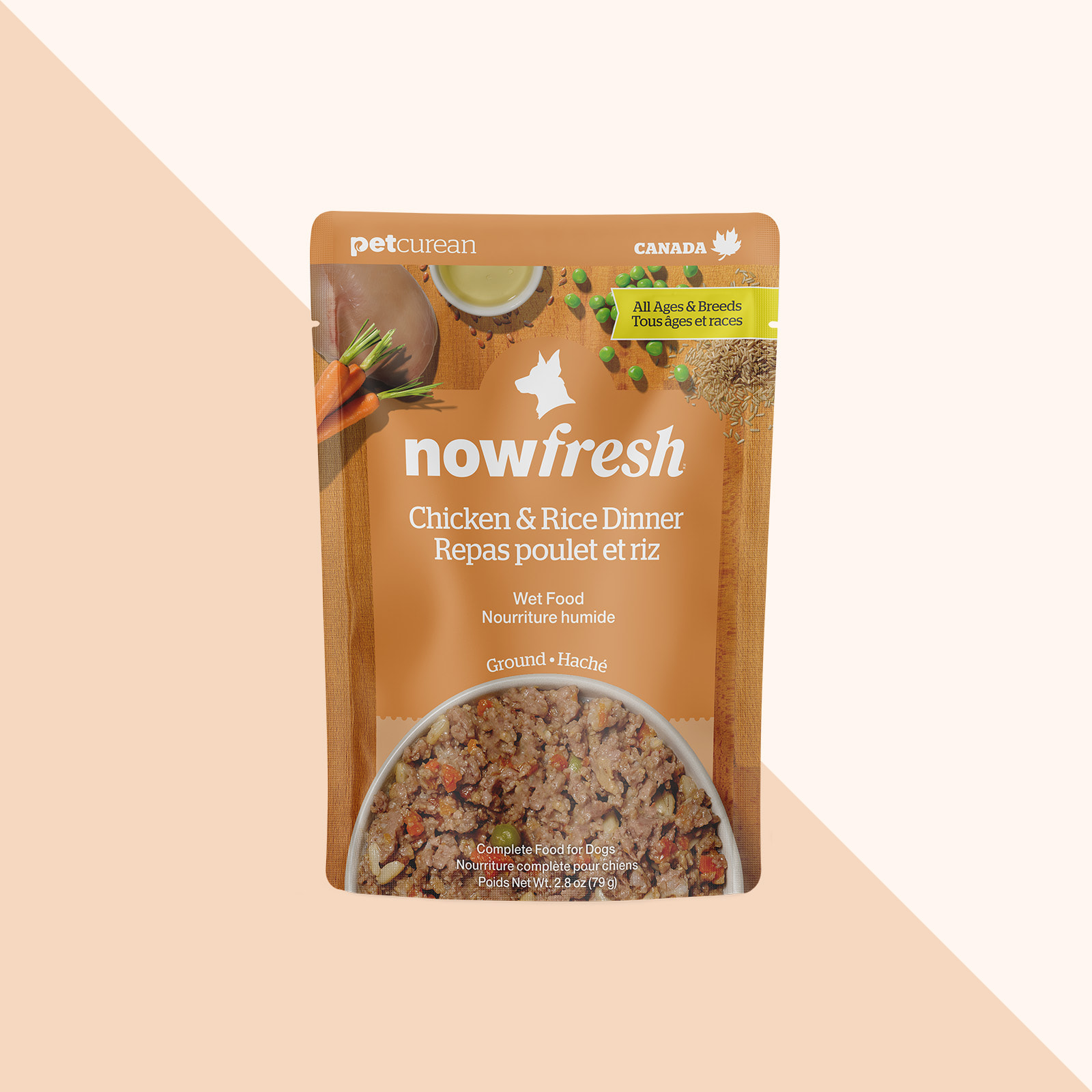 Now Fresh Chicken & Rice Dinner wet food for dogs