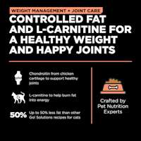 Controlled fat and l-carnitine for a healthy weight and happy joints