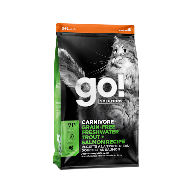 Go! Solutions Carnivore Grain-Free Freshwater Trout + Salmon Recipe for Cats