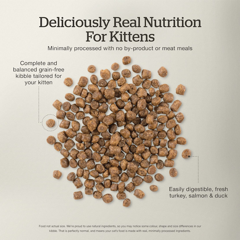 Complete and balanced grain-free kibble tailored to your kitten
