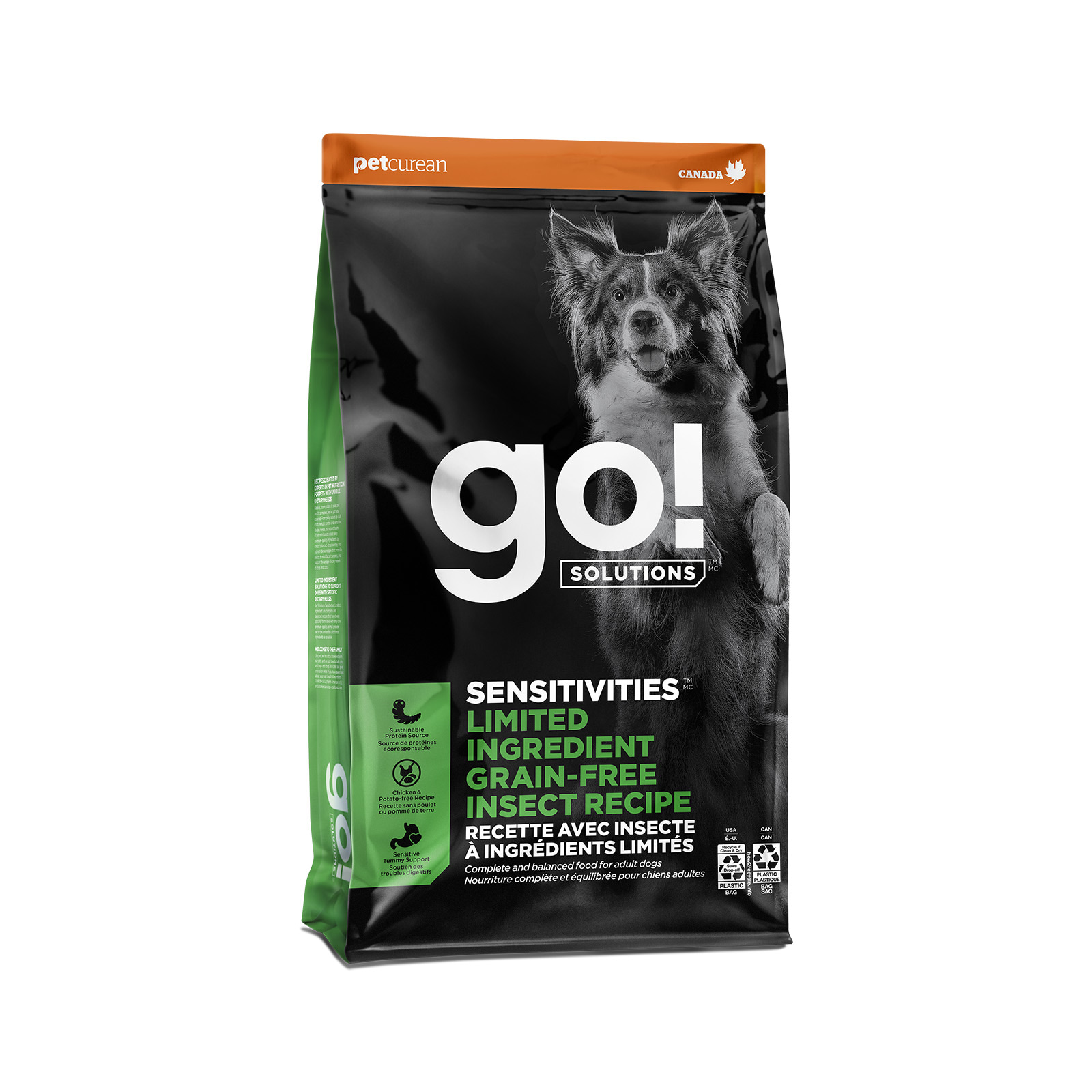 Go! Solutions Sensitivities Grain-Free Insect dry dog food