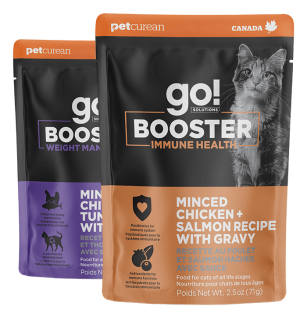 Go! Booster cat food toppers